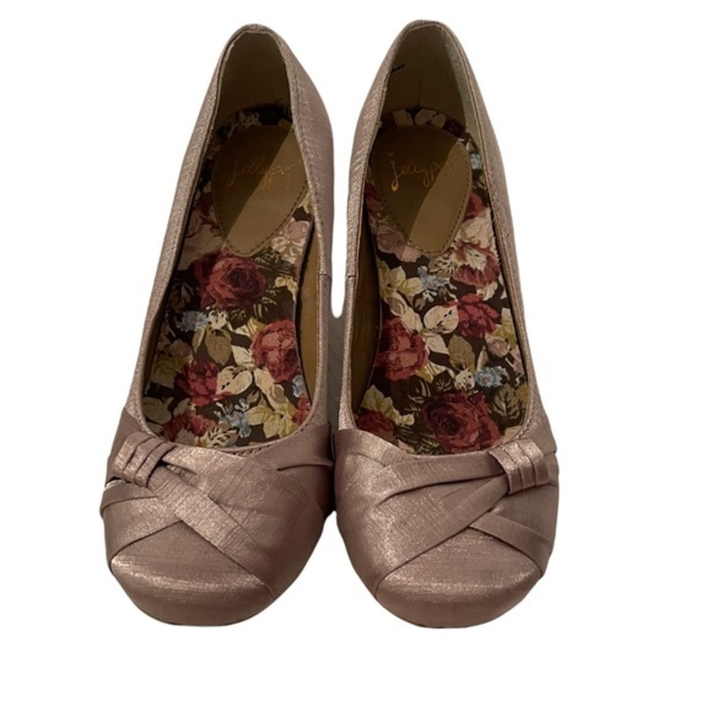 Jelly Pop Satin shoes in Golden beige Size 8M